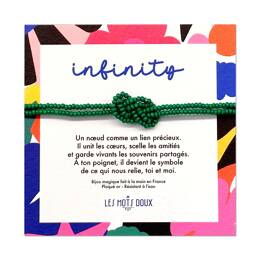 Bracelet - Infinity - Vert