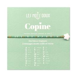 Bracelet Code morse : Copine