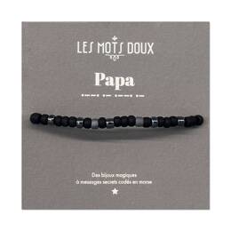 Bracelet code morse : Papa