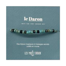 Bracelet homme code morse : le Daron