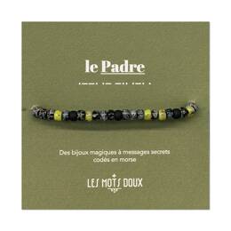 Bracelet homme code morse : le Padre