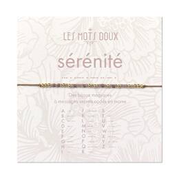 Bracelet Code Morse : Sérénité