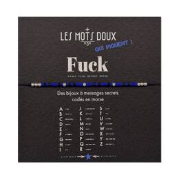 Bracelet code morse - Fuck