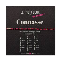 Bracelet code morse - Connasse
