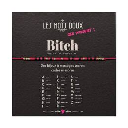 Bracelet code morse - Bitch