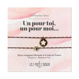 Duo de bracelets : Ma petite étoile