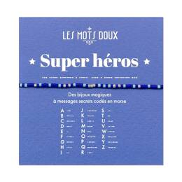 Bracelet enfant Code morse : Super Héros