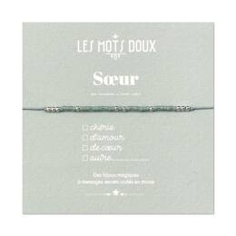Bracelet Code Morse : Sœur