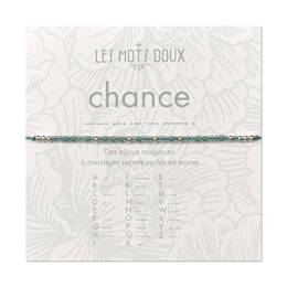 Bracelet Code Morse : Chance