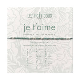Bracelet Code Morse : Je t’aime