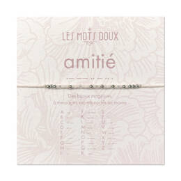 Bracelet Code Morse : Amitié