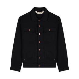 Blouson mixte en jean noir