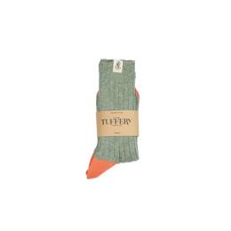 Chaussettes épaisses unisexes vertes