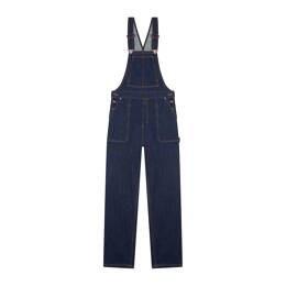 Salopette unisexe jean bio indigo naturel