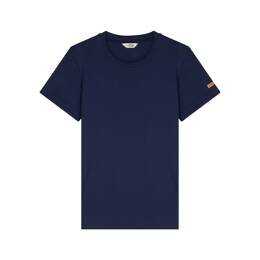 T-shirt femme 100% coton bio bleu marine