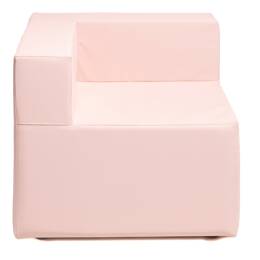 SERENA Rose Barbie | Fauteuil d'angle extérieur COZIP | 80x80, assise 38, dossier 25 cm