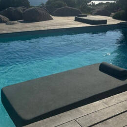 CHRISTOPHE | PoolBed Kaki COZIP | 180x70xh18 cm