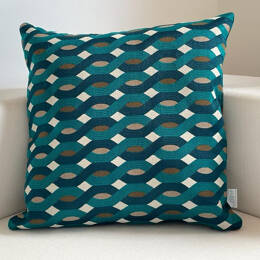 Coussin d'extérieur Cozip MEGEVE | Tissu Elitis