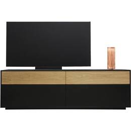 Buffet TV chêne massif 4 tiroirs