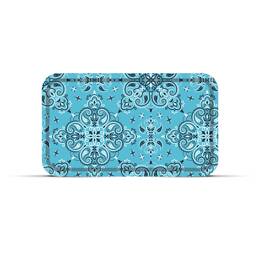 Plateau Bandana bleu azur 47,5×27,5 cm Made in France