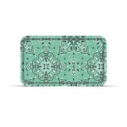 Plateau Bandana Vert Menthe 47,5 x 27,5 cm – le plateau bandana 100 % français qui réveille vos pauses