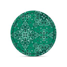 Plateau Bandana Turquoise 37 cm – 100% Made In France