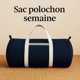 Sac polochon personnalisé - Format semaine, 37L