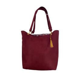 Sac cabas en suédine