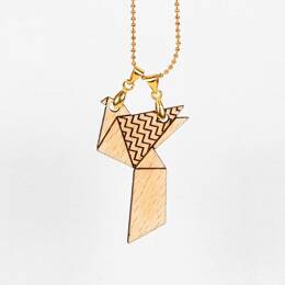 Collier - Origami - Origami Oiseau