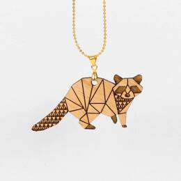 Collier - Origami - Origami Raton Laveur