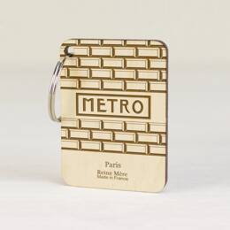 Porte-clés - Collection Paris - Brique du Métro