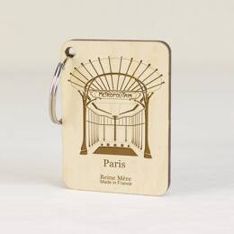 Porte-clés - Collection Paris - La bouche du métropolitain