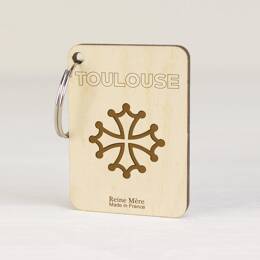 Porte-clés - Collection Toulouse - Croix Occitane