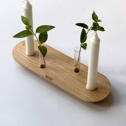 Archipel - Bougeoirs en chêne - Archipel L