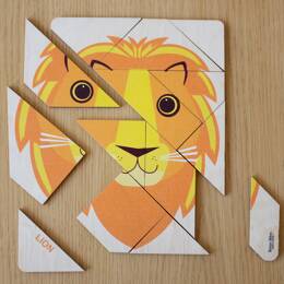 Tangram - 14 pièces - Lion
