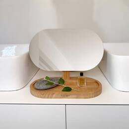 Miroir à poser avec rangement