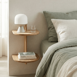 Morphée - Étagère de chevet en chêne massif - Morphée 2