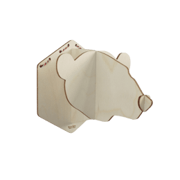 Trophées animaux en bois - Paul