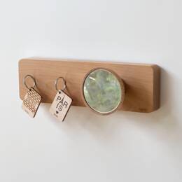 Newton - Porte-clés magnétiques en hêtre - Newton L