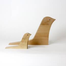 Rossignol - Cale porte en hêtre massif - Grand