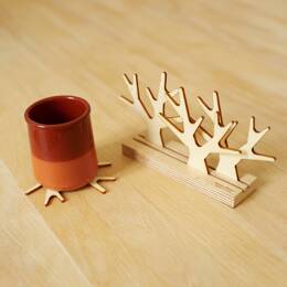 Dessous de verre - Sous-bois