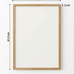 Versant Chêne - Cadres en chêne massif (10 tailles) - 42 x 59.4 cm (A2)