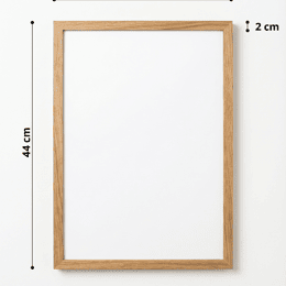 Versant Chêne - Cadres en chêne massif (10 tailles) - 29.7 x 42 cm (A3)