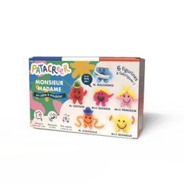 Kit à fabriquer MES 6 MONSIEUR MADAME en pâte à modeler