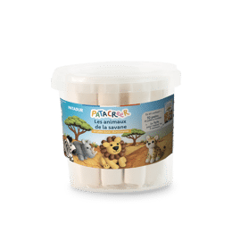 PATADUR SEAU LES ANIMAUX DE LA SAVANE 10X80G