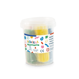 PATALEGE SEAU PAINS 4X80G Pâte à Modeler couleurs qui ne sèche pas