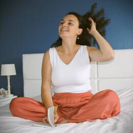 Débardeur d'Allaitement et de Grossesse Réversible Blanc en Coton Bio