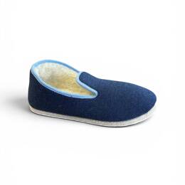 Charentaises "Batz" Jean, bordure ciel - Mixte
