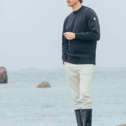 Pull marin "Erquy" 100% Laine