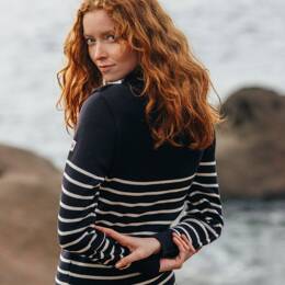 Pull marin "Petit Erquy" 50% Laine